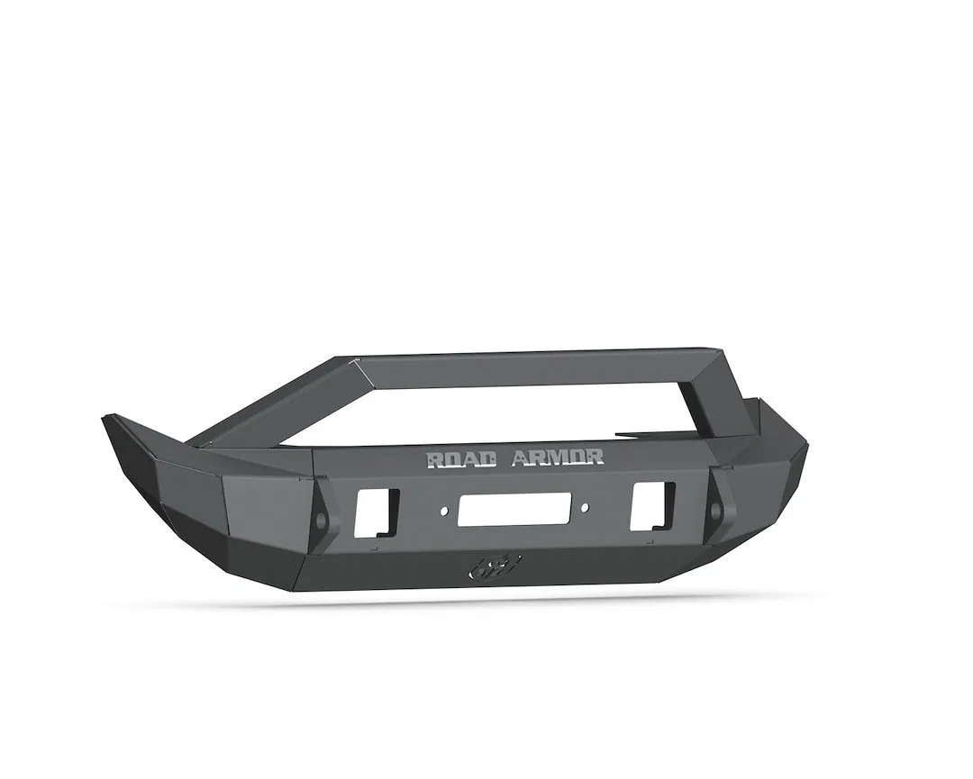 5182F3B – ROAD ARMOR Bumper, One Piece Design Direct Fit Mounting Hardware Included Mid Width With Sheetmetal Bar Gua...